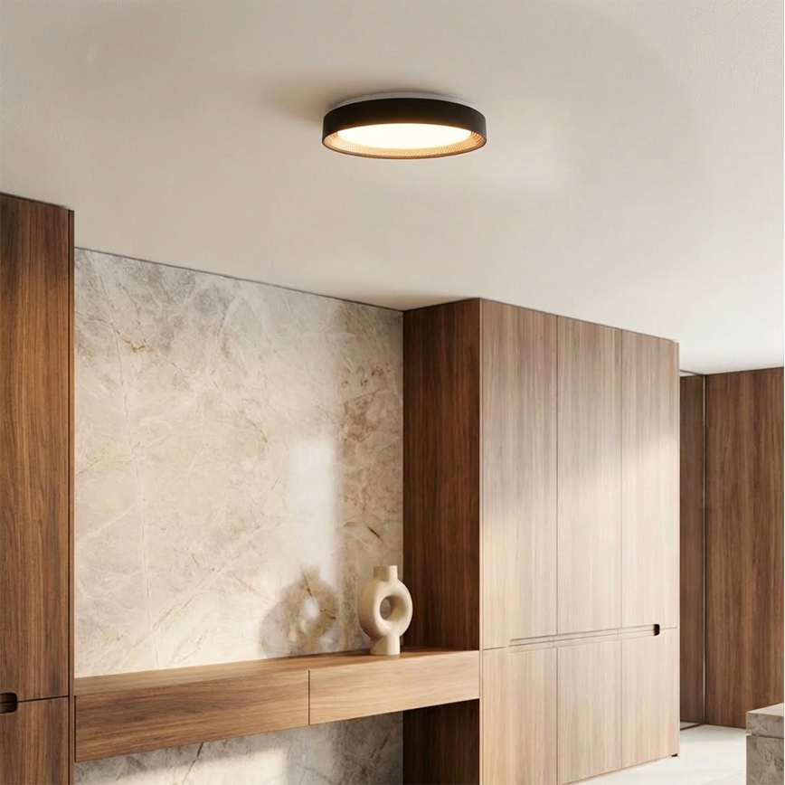 Brilagi - LED zatemnljivo stropno svetilo WALDO LED/48W/230V 3000-6500K Ø 40 cm črna/zlata + daljinski upravljalnik