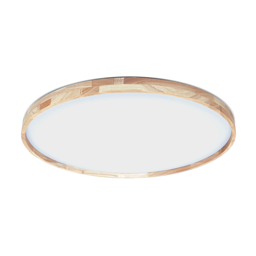 Brilagi - Zatemnjevalna LED stropna svetilka ALSON LED/72W/230V 3000-6500K hrast, premer 78 cm + daljinski upravljalnik