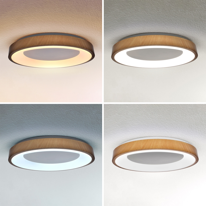 Brilagi - LED zatemnljivo stropno svetilo DORIA LED/60W/230V 3000-6500K premer 60 cm + daljinski upravljalnik