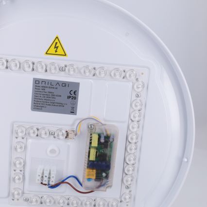 Brilagi - Zatemnjiva LED stropna svetilka FANCIA LED/48W/230V 3000-6500K premer 39 cm antracit + daljinski upravljalnik