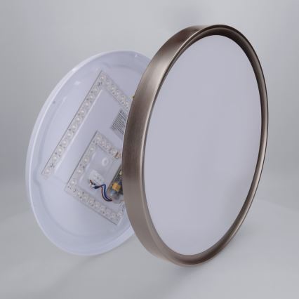 Brilagi - Zatemnjiva LED stropna svetilka FANCIA LED/48W/230V 3000-6500K premer 39 cm antracit + daljinski upravljalnik