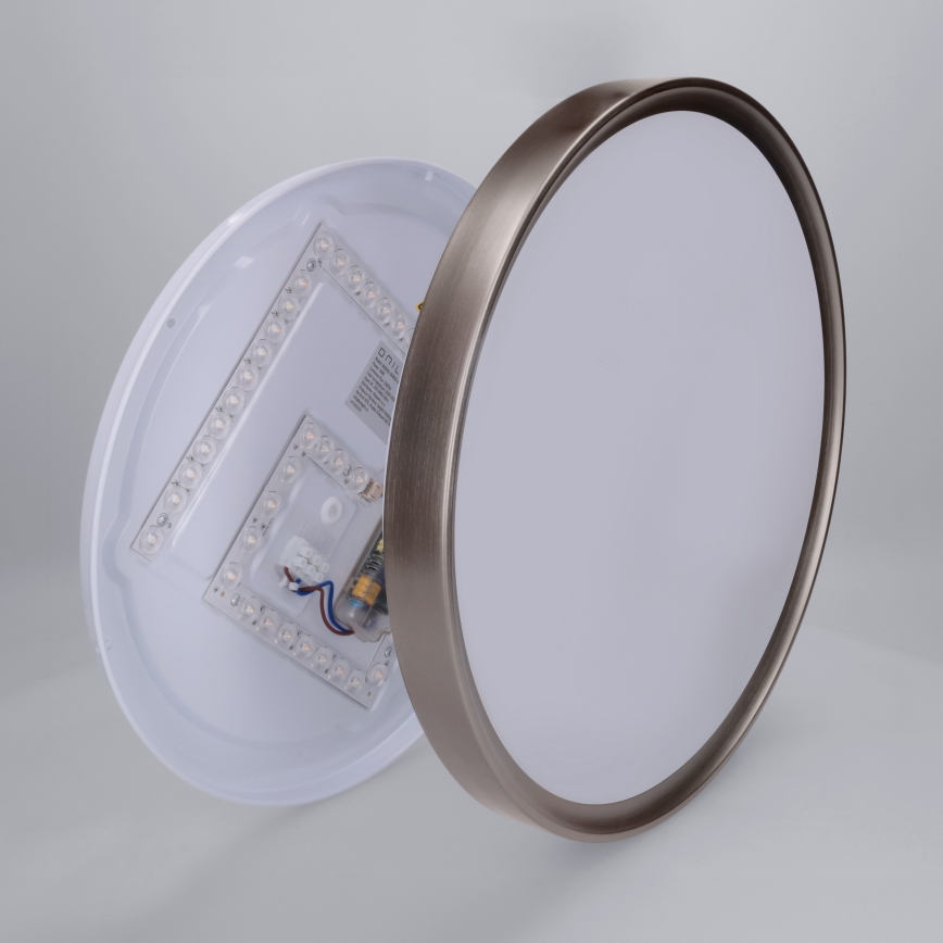 Brilagi - Zatemnjiva LED stropna svetilka FANCIA LED/48W/230V 3000-6500K premer 39 cm antracit + daljinski upravljalnik