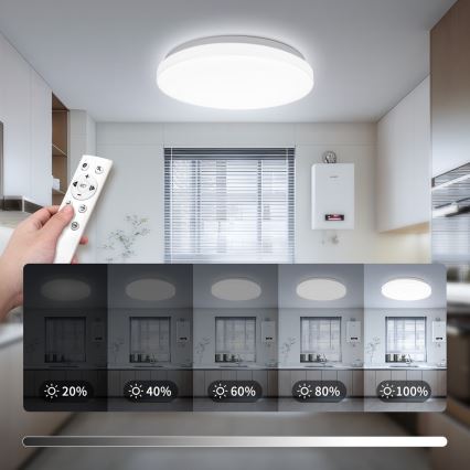 Brilagi - LED zatemnljivo stropno svetilo MILKY WAY LED/24W/230V 3000-6500K premer 38 cm + daljinski upravljalnik