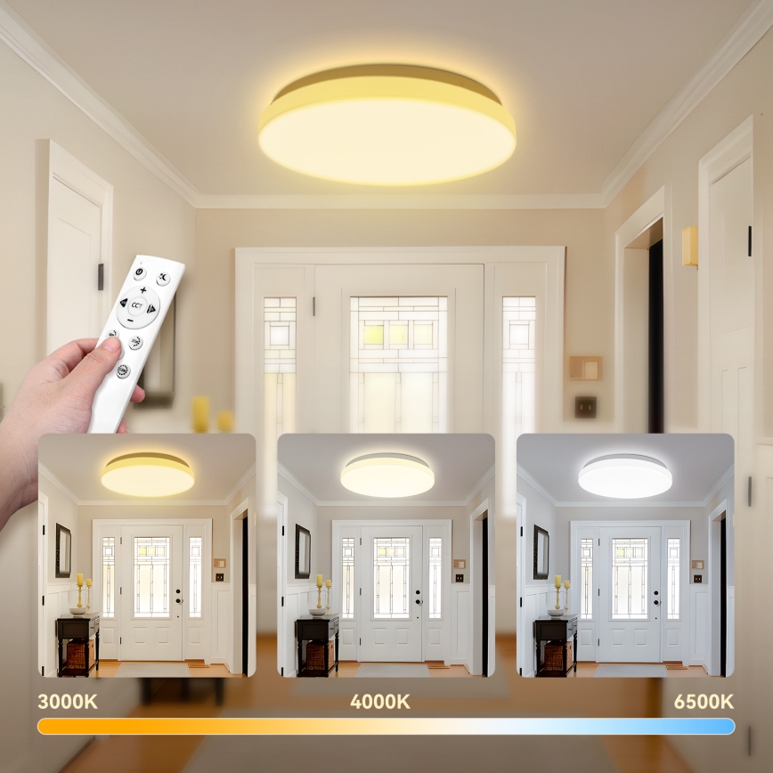 Brilagi - LED zatemnljivo stropno svetilo MILKY WAY LED/24W/230V 3000-6500K premer 38 cm + daljinski upravljalnik