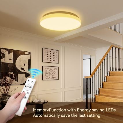 Brilagi - LED zatemnljivo stropno svetilo MILKY WAY LED/24W/230V 3000-6500K premer 38 cm + daljinski upravljalnik