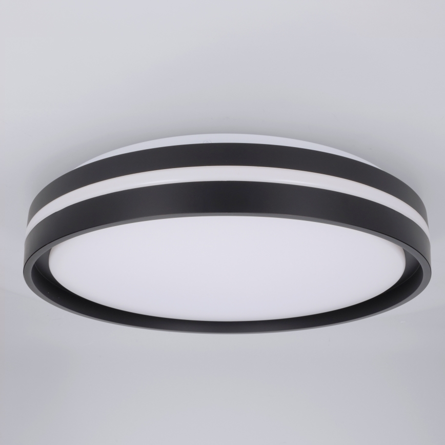 Brilagi - zatemnjivo LED stropno svetilo NAOMI LED/48W/230V 3000-6500K premer 39 cm črna + daljinski upravljalnik