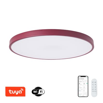 Brilagi - Zatemnjevalna LED svetilka POOL SMART LED/100W/230V, premer 80 cm, Wi‑Fi Tuya + daljinski upravljalnik, bordo