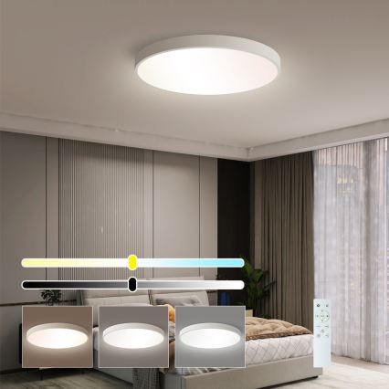 Brilagi - zatemnjevalna LED stropna svetilka POOL SMART LED/60W/230V 50 cm 3000-6000K Wi-Fi Tuya + daljinski upravljalnik bela