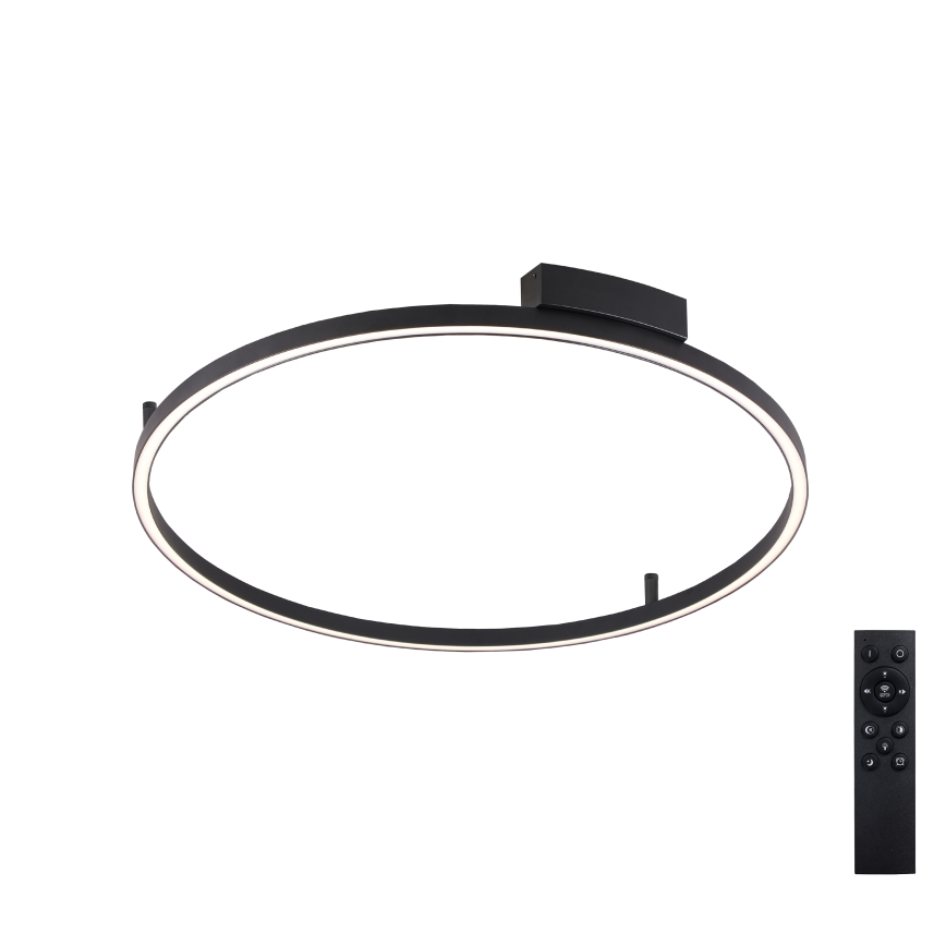 Brilagi - LED zatemnjiva stropna svetilka PORTOFINO LED/60W/230V 3000-6000K, Ø 80 cm, črna + z daljinskim upravljalnikom