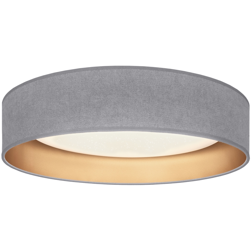Brilagi - LED zatemnjevalna stropna svetilka VELVET SMARTIX STARS LED/24W/230V 3000-6000K premer 45 cm siva/zlata Wi-Fi Tuya Beacon + daljinsko upravljanje