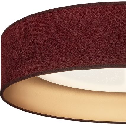 Brilagi - LED zatemnjivo stropno svetilo VELVET SMARTIX STARS LED/36W/230V 3000-6000K premer 55 cm bordo/zlata Wi-Fi Tuya Beacon + daljinski upravljalnik