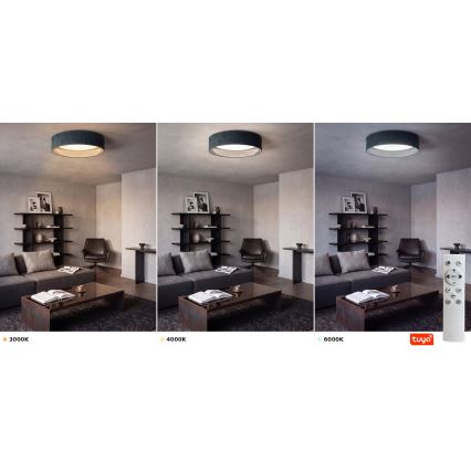 Brilagi - Zatemnljivo stropno LED svetilo VELVET SMARTIX STARS LED/36W/230V 3000-6000K, premer 55 cm, zeleno, Wi-Fi Tuya Beacon + daljinski upravljalnik