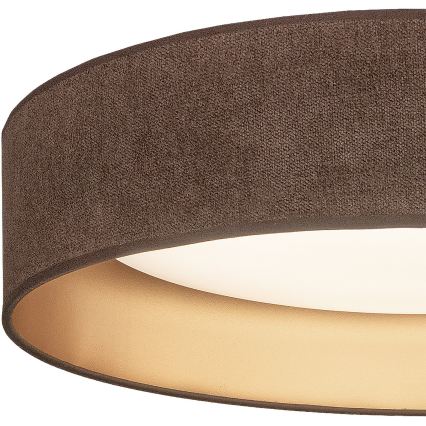 Brilagi - Zatemnjiva LED stropna svetilka VELVET SMARTIX LED/24W/230V 3000-6000K Ø 45 cm rjava/zlata Wi-Fi Tuya Beacon + daljinski upravljalnik