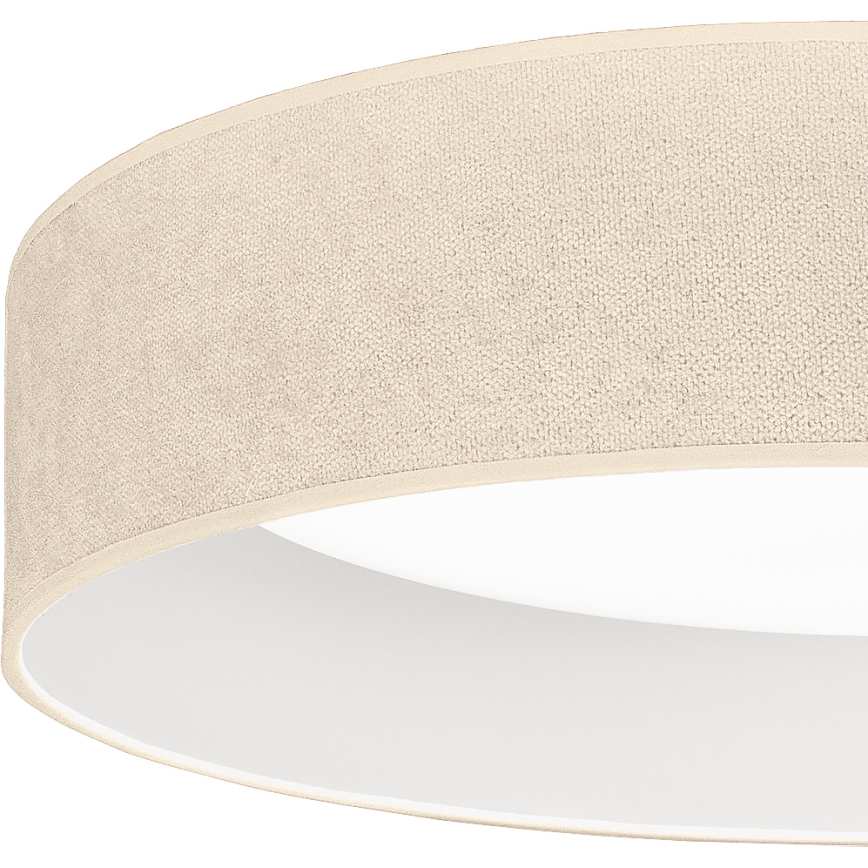 Brilagi - LED zatemnjevalno stropno svetilo VELVET SMARTIX LED/36W/230V 3000-6000K premer 55 cm kremna Wi-Fi Tuya Beacon + daljinski upravljalnik