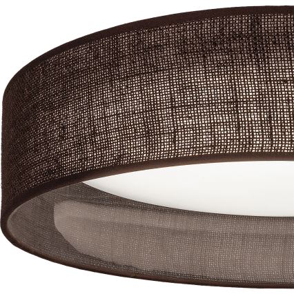 Brilagi - LED stropno svetilo VELVET SMART VARI z možnostjo zatemnitve LED/24W/230V 3000-6500K premer 45 cm rjava + daljinski upravljalnik