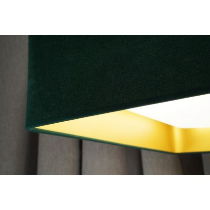 Brilagi - LED zatemnjiva stropna svetilka VELVET SQUARE SMART LED/36W/230V 60x60 cm 2700-6500K Wi-Fi Tuya + daljinski upravljalnik zelena