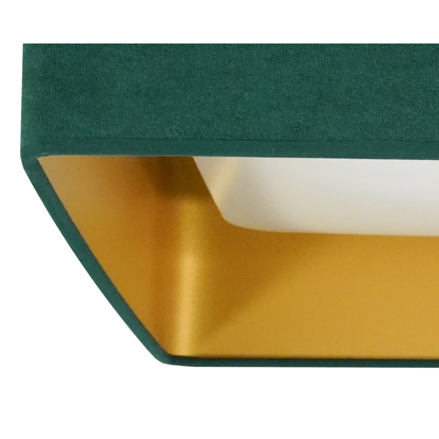 Brilagi - LED zatemnjiva stropna svetilka VELVET SQUARE SMART LED/36W/230V 60x60 cm 2700-6500K Wi-Fi Tuya + daljinski upravljalnik zelena