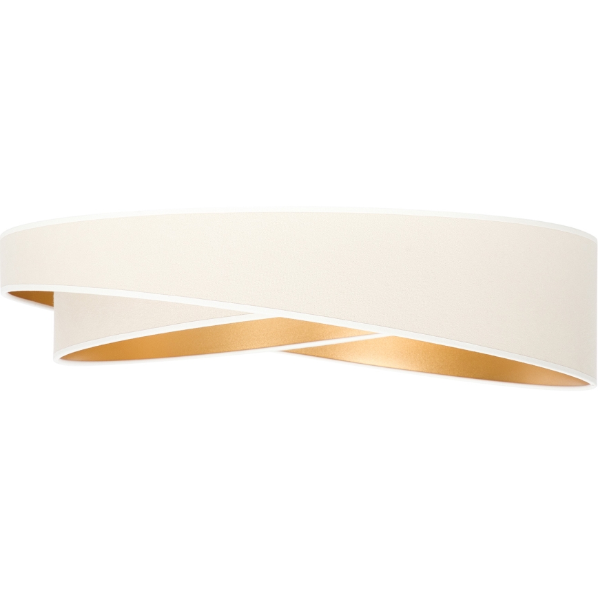 BRILAGI - LED zatemnljivo stropno svetilo VELVET TWIST LED/36W/230V 3000-6000K premer 65 cm Wi-Fi Tuya Beacon bela/zlata + daljinski upravljalnik