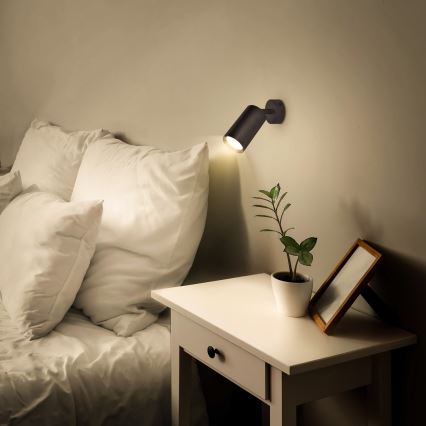 Brilagi - LED RGBW zatemnjevalno točkovno svetilo SELE 1xGU10/4,8W/230V 3000K črna + daljinski upravljalnik