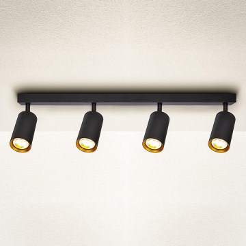Brilagi - LED zatemnljivo točkovno svetilo SELE 4xGU10/6,5W/230V 2700-6500K črna/zlata