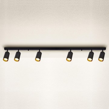 Brilagi - LED zatemnljivo točkovno svetilo SELE 6xGU10/6,5W/230V 2700-6500K črna/zlata