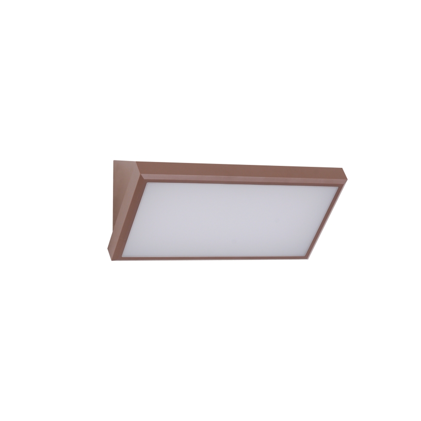 Brilagi - LED zatemnljivo zunanje stensko svetilo TRIANGLE 1xE27/6W/230V 2700-6500K IP65 rjava