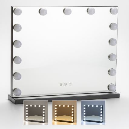 Brilagi - LED zatemnitveno ličilno ogledalo HOLLYWOOD LED/15W/230V 3000/4000/6500K