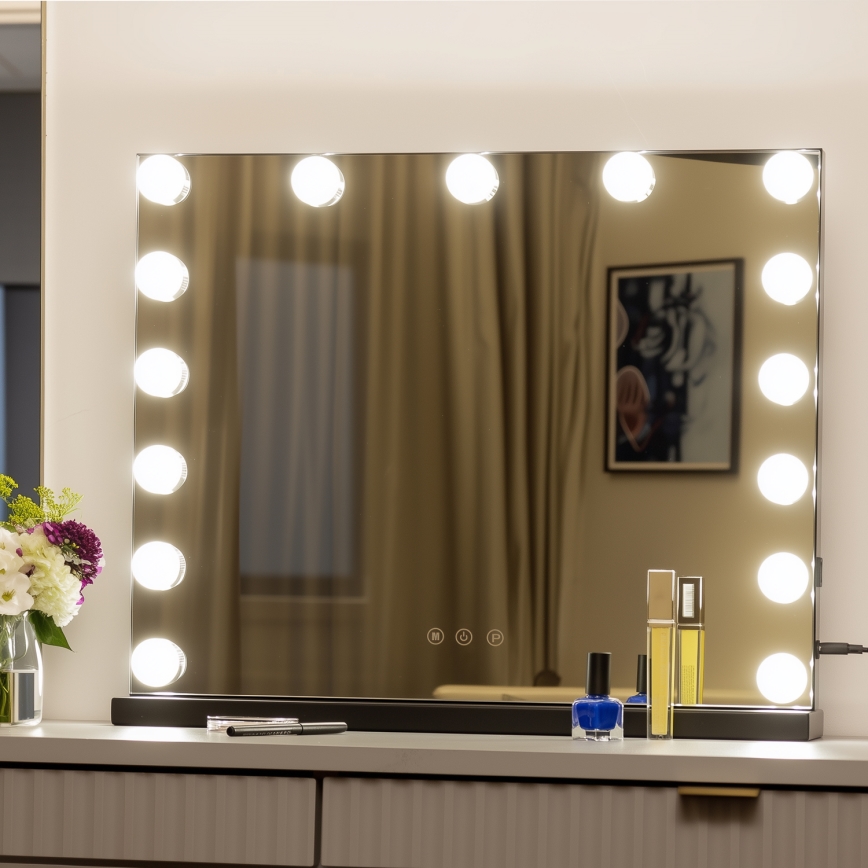 Brilagi - LED zatemnitveno ličilno ogledalo HOLLYWOOD LED/15W/230V 3000/4000/6500K