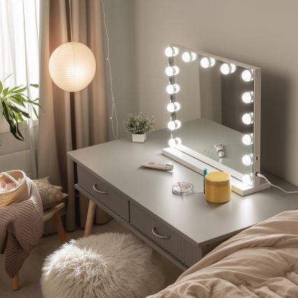 Brilagi - LED zatemnitveno ličilno ogledalo HOLLYWOOD LED/15W/230V 3000/4000/6500K