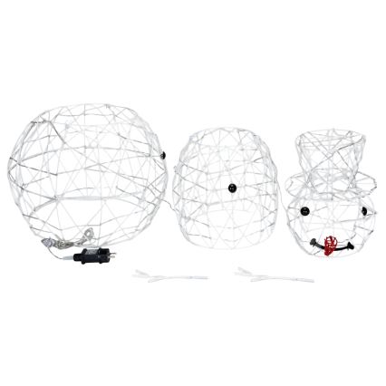 Brilagi - LED zunanja božična dekoracija 3,6W/31/230V 6500K 120 cm IP44 snežak