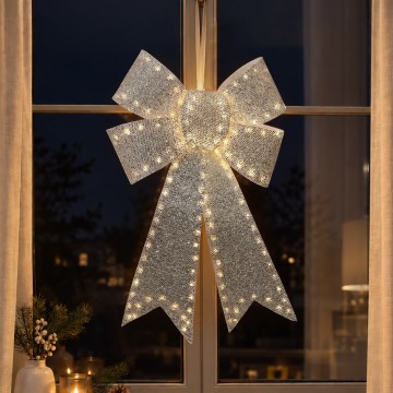 BRILAGI - LED Zunanja božična dekoracija LED/3,3W/230V IP44 srebrna pentlja