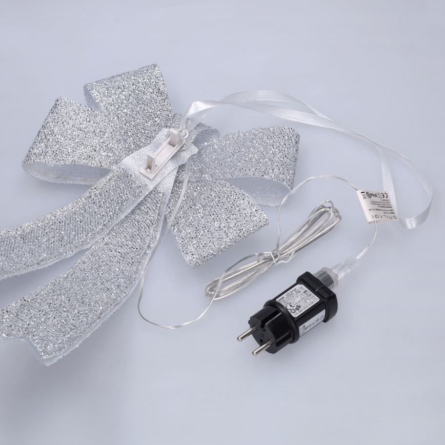 BRILAGI - LED Zunanja božična dekoracija LED/3,3W/230V IP44 srebrna pentlja
