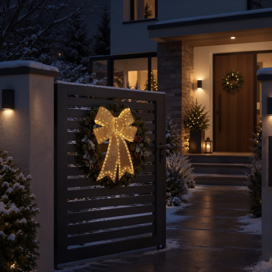 BRILAGI - LED zunanja božična dekoracija LED/3,3W/230V IP44 zlata pentlja