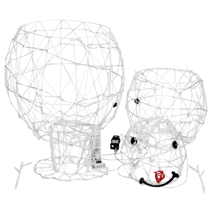 Brilagi - LED zunanja božična dekoracija LED/3,6W/31/230V 2700K 60 cm IP44 snežak