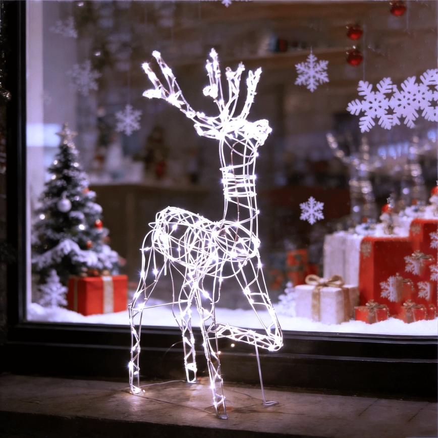 BRILAGI - LED Zunanja božična dekoracija LED/3,6W/8 funkcij 150 cm IP44 sob hladno bela