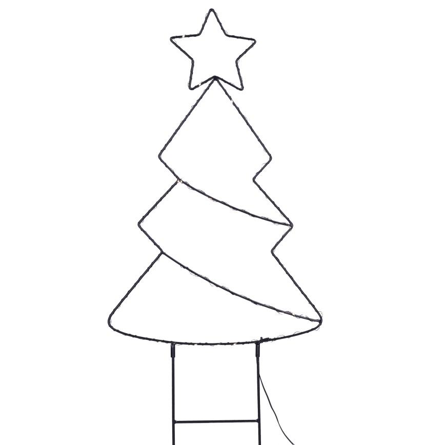 Brilagi - LED zunanja božična dekoracija LED/3xAA IP44 68x29 cm božično drevo