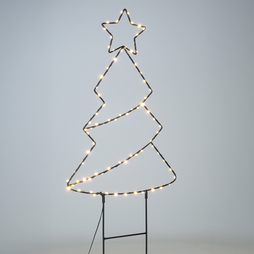 Brilagi - LED zunanja božična dekoracija LED/3xAA IP44 jelka