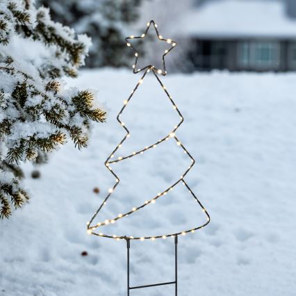 Brilagi - LED zunanja božična dekoracija LED/3xAA IP44 jelka