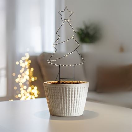 Brilagi - LED zunanja božična dekoracija LED/3xAA IP44 jelka