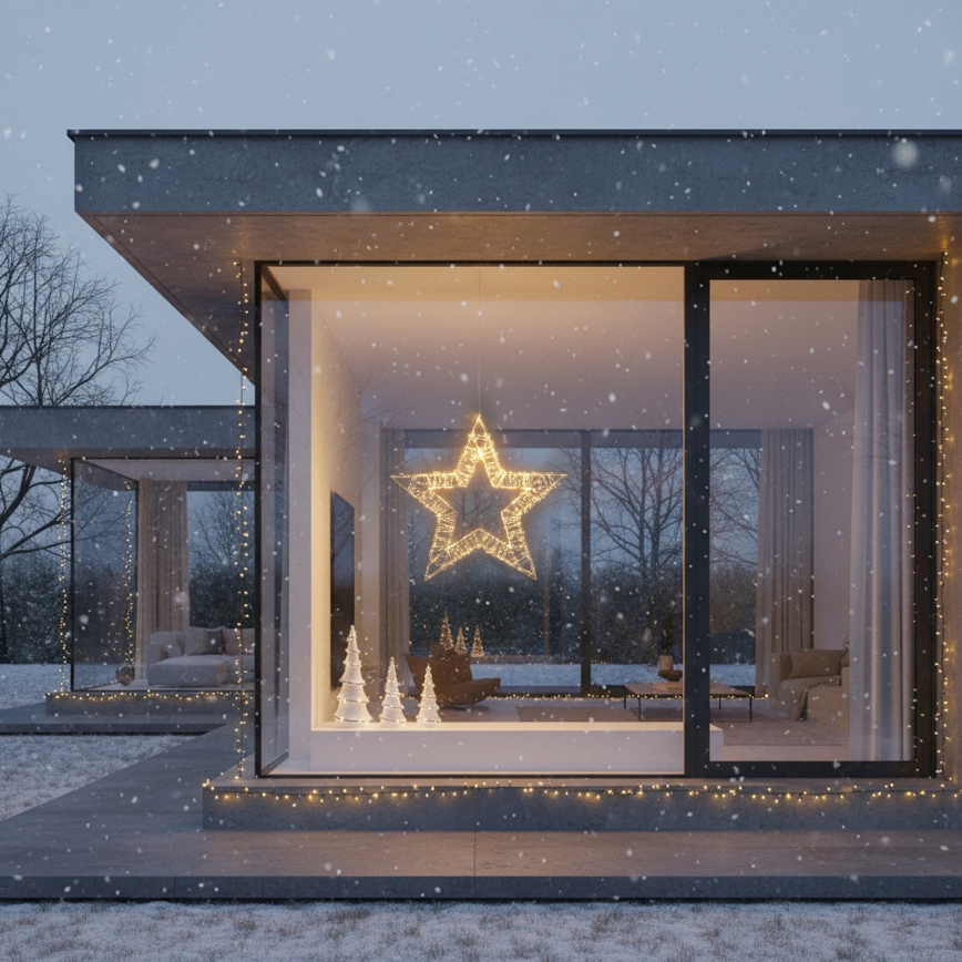 Brilagi - LED zunanja božična dekoracija LED/6W/230V IP44 50x48 cm zvezda