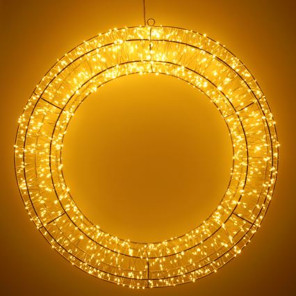 Brilagi - LED zunanja božična dekoracija, LED/6W/230V, IP44, venec 50 cm