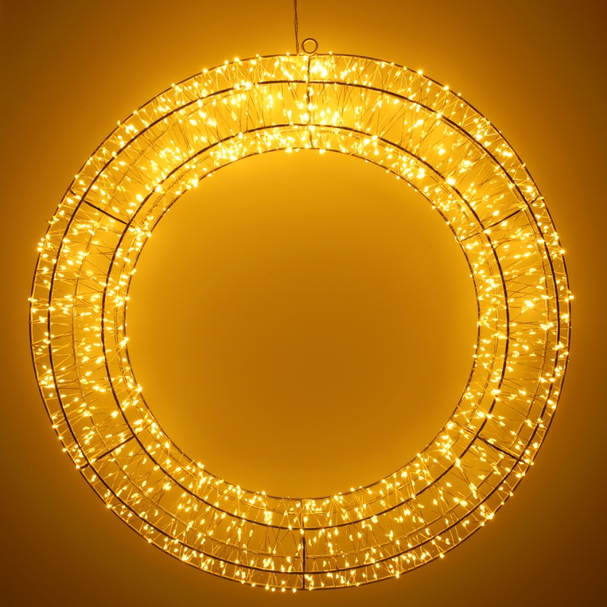 Brilagi - LED zunanja božična dekoracija, LED/6W/230V, IP44, venec 50 cm