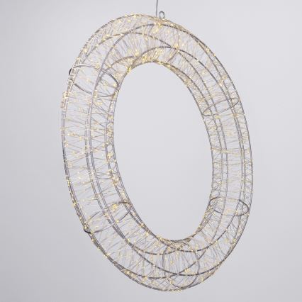 Brilagi - LED zunanja božična dekoracija, LED/6W/230V, IP44, venec 50 cm