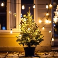 Brilagi - LED Zunanja božična girlanda 10xLED/3xAA 3,2m IP44 topla bela