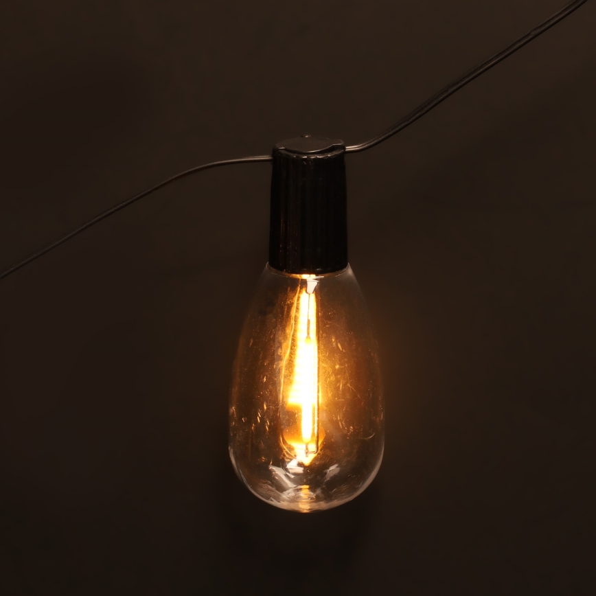 Brilagi - LED zunanja božična girlanda 10xLED/3xAA 3,2m IP44 topla bela