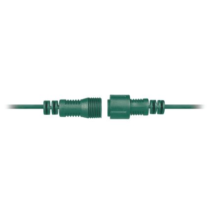 Brilagi - LED Zunanja dekorativna veriga GARLAND 25xE12 20m zelena IP44 topla bela