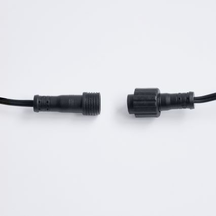 Brilagi - LED zunanji dekorativni niz GIRLANDA 18xE12/0,6W/24V 13m črna IP44 topla bela