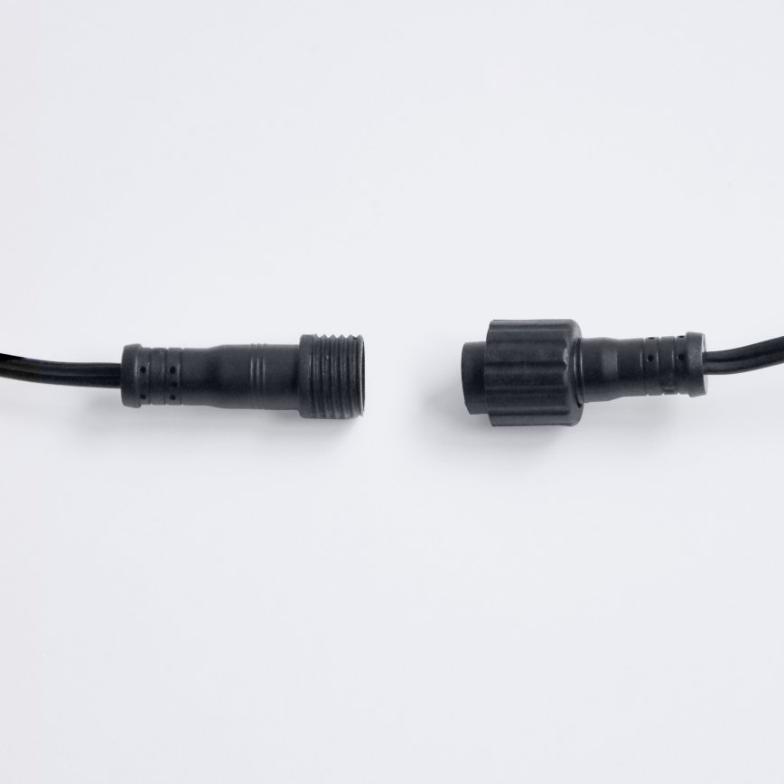 Brilagi - LED zunanji dekorativni niz GIRLANDA 18xE12/0,6W/24V 13m črna IP44 topla bela