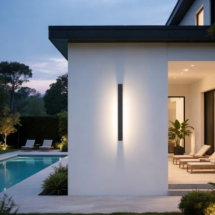 Brilagi - LED zunanja stenska svetilka AQUA LINE LED/18W/230V 60 cm IP44 antracit CRI 90