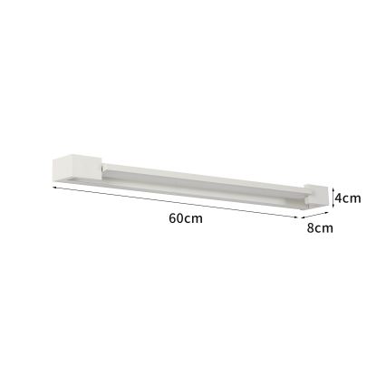 BRILAGI - LED Zunanja stenska svetilka AQUA LINE LED/18W/230V 60 cm IP44 bela CRI 90